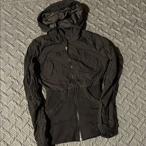 Reversible black/ grey lululemon Hooded Jacket